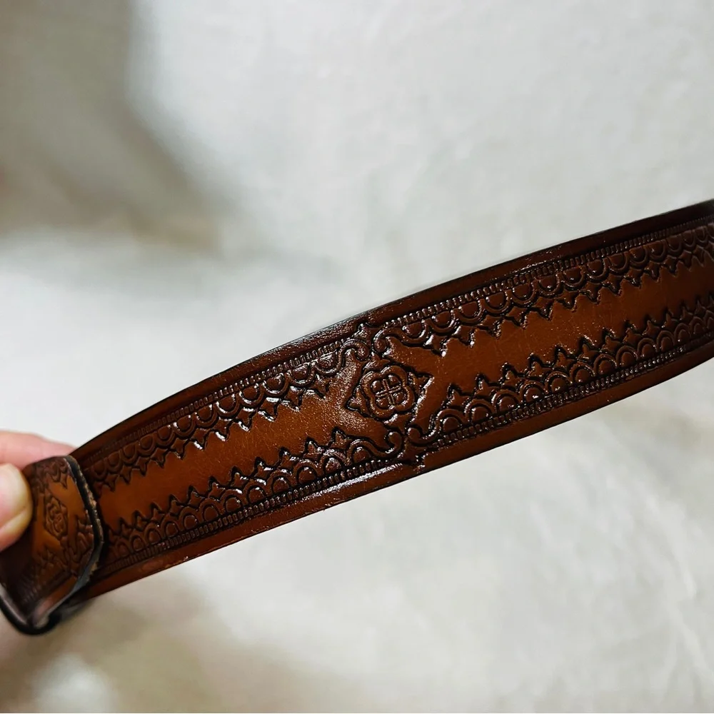Unisex‎ Brown Genuine Leather Made in the USA Belt size 36/90